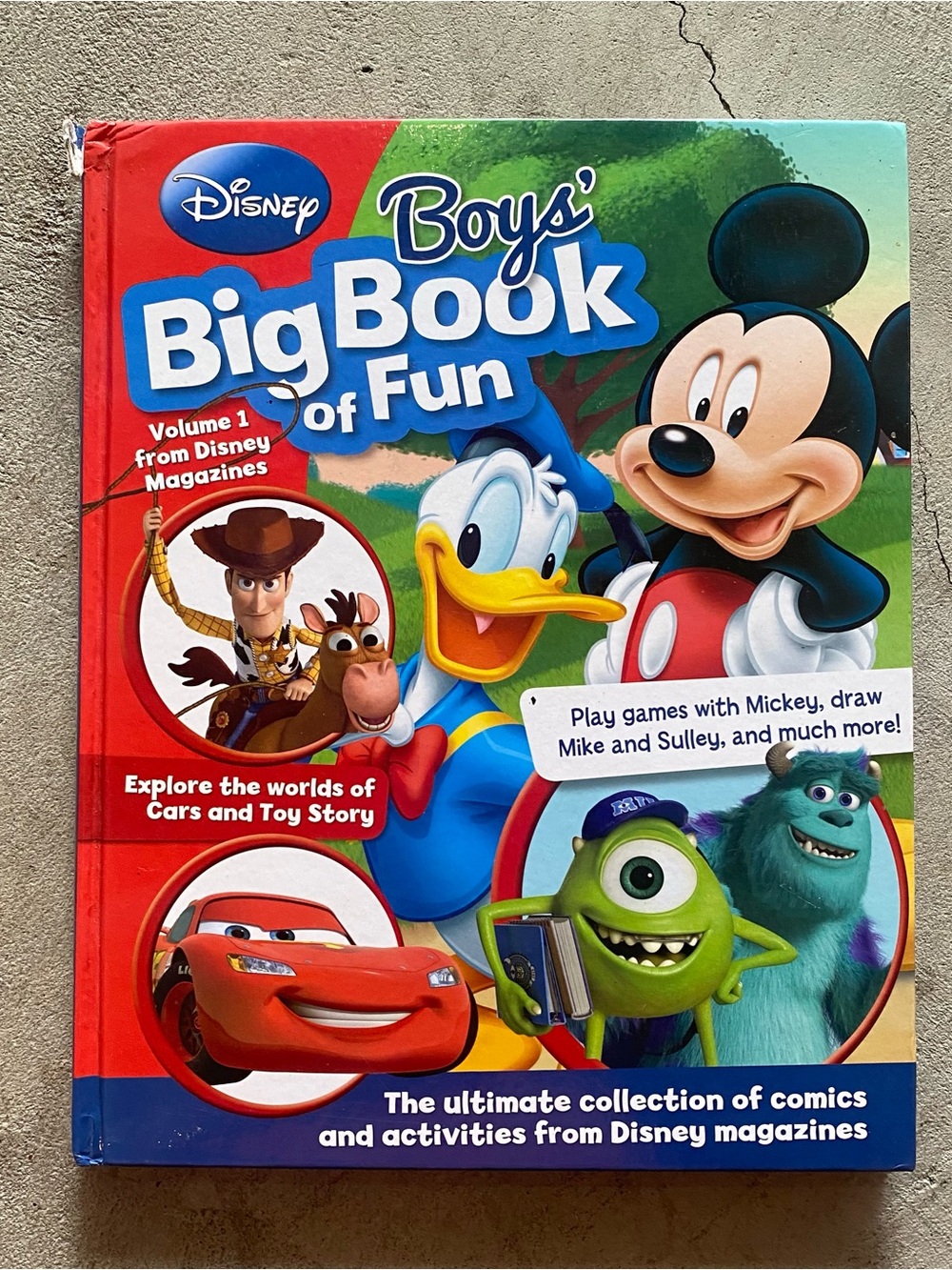 Disney Boys' Big Book of Fun - hardcover activity book